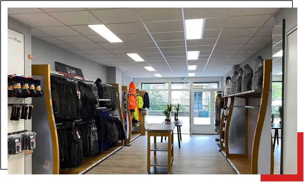 Vente êtements de travail et marquage textile à Tulle et Limoges