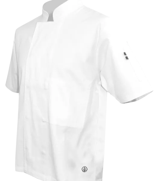 VESTE DE CUISINIER, MANCHES COURTES LMA MODELE MERLU