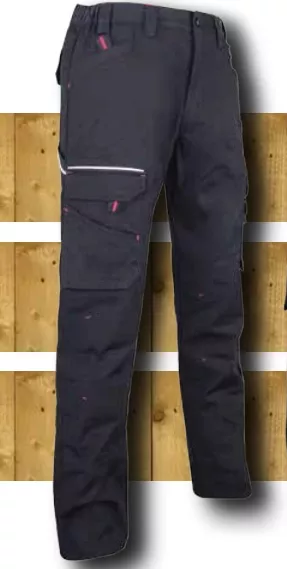 PANTALON LMA EN TISSU CANVAS EXTENSIBLE MODELE BASALTE