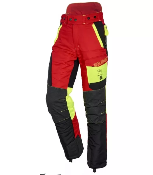 PANTALON COMFY ROUGE CL 3 TYPE A SOLIDUR MODELE COPA3ARE