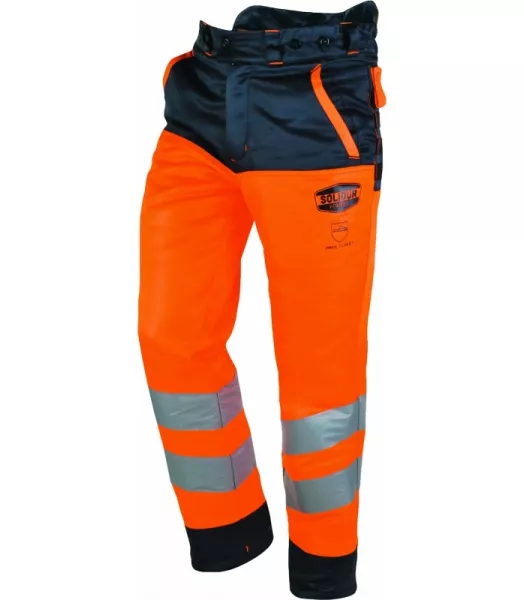PANTALON GLOW CLASSE 1 TYPE A ORANGE SOLIDUR MODELE HVPAOR