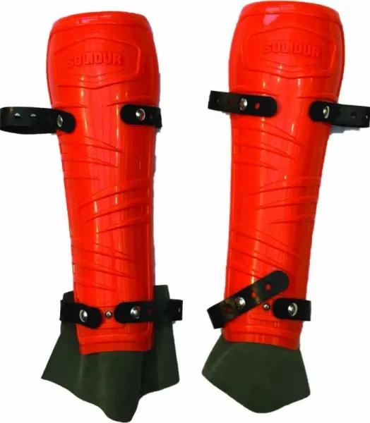 PROTEGE TIBIA RIGIDE ORANGE SOLIDUR MODELE ACPTROR