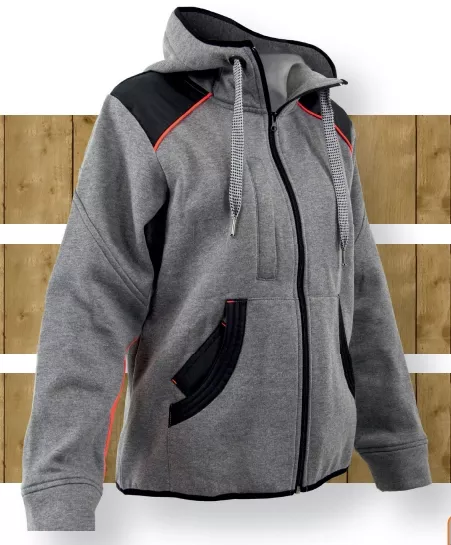 VESTE MOLLETON FEMME A CAPUCHE LMA MODELE SCARLETT