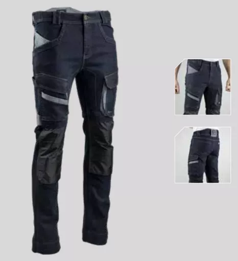 PANTALON DENIM STRETCH MULTIPOCHES LMA MODELE SEATTLE